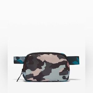 lululemon RARE belt bag camo pink guava OS
